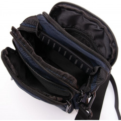 Сумка мужская на плечо LANPAD 15x19x8 см Синий (2569363646) Каменка-Днепровская