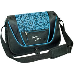 Сумка через плечо Semi Line 9 35x27x10 см Black Blue (7156) Сарны