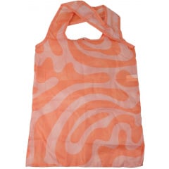 Сумка-шопер складана ALDI 44x38 см Помаранчево-бежевий (2867069464) Братське