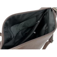 Жіноча сумка Borsacomoda 22x11x26 см Темно-коричневий (2860850139) Київ