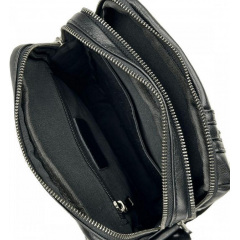 Чоловіча сумка через плече Tiding Bag 26x6x23 см Чорний (2798127247) Софіївська Борщагівка