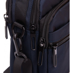 Сумка мужская на плечо LANPAD 15x19x8 см Синий (2569337158) Червоноград