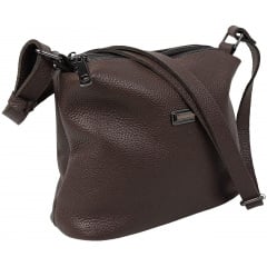 Сумка жіноча Borsacomoda 25x20x9 см Темно-коричневий (2860835026) Київ