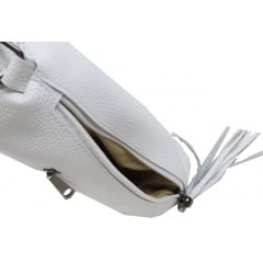 Жіноча сумка на плече Borsacomoda 25x22x11 см Білий (2694291098) Київ