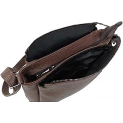 Сумка жіноча наплічна Borsacomoda 31x19.5x9 см Темно-коричневий (2860029529) Київ