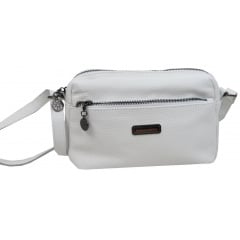 Жіноча сумка на плече Borsacomoda 24x18x10 см Білий (2695170660) Київ