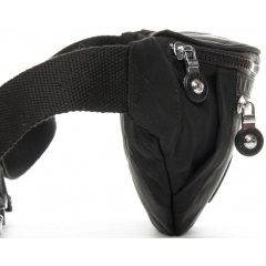 Сумка бананка JIELSHI 13x25x9 см Чорний (2661391578) Мукачево