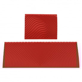 Шпатель штамп для имитации дерева Skyline Красный 2 шт