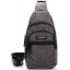 Сумка мужская через плечо LANPAD 13x19x8 см Серый (2674469189) Хуст