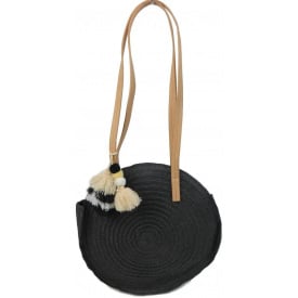 Женская плетенная сумка Esmara 30x30x6 см Черный (2797462542)