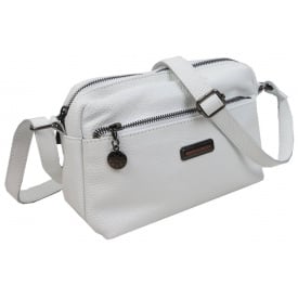 Жіноча сумка на плече Borsacomoda 24x18x10 см Білий (2695170660)