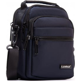 Сумка мужская на плечо LANPAD 15x19x8 см Синий (2569337158)
