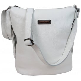 Жіноча сумка на плече Borsacomoda 25x22x11 см Білий (2694291098)