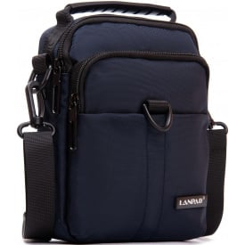 Сумка мужская на плечо LANPAD 15x20x8 см Синий (2570370400)
