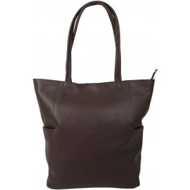 Женская сумка Borsacomoda 36x13x40 см Темно-коричневый (2860877210)