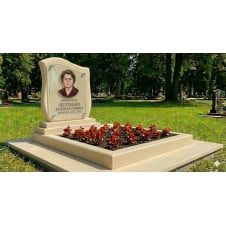 Елітний пам'ятник для жінки мармуровий піщаник