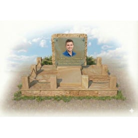 Меморіальний комплекс для чоловіка "Скала 4" піщаник