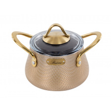 Каструля із кришкою Brioni Elegance 24 см 3 л Золотистий 764-034