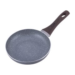 Сковорода з антипригарним покриттям Kamille Grey marble 20 см Сірий KM-4112 Київ