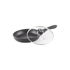 Сковорода Bohmann із кришкою 26 см Чорний BH 1012-26 MRB Кривий Ріг