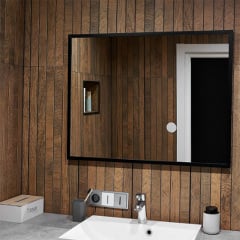 Дзеркало Global Glass ML-1 в чорній рамі, 700х900 Пологи