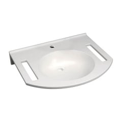 Умивальник Geberit Publica круглий, з вирізами, для осіб з обмеженими можливостями (402160016) Київ