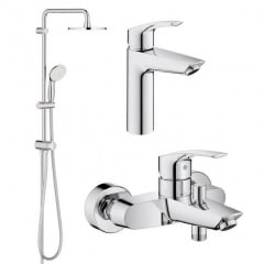 Набір змішувачів для ванни та душу Grohe Eurosmart New 3в1 (UA123389M0) Киев