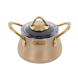 Каструля із кришкою Brioni Elegance 24 см 3 л Золотистий 764-034