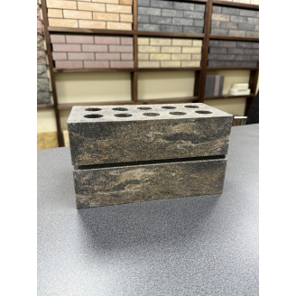 Кирпич облицовочный пустотелый ECOBRICK колор микс 