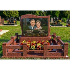 Класичний комплекс для сімейної пари червоний граніт Ніжин