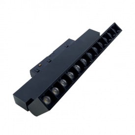 Светильник трековый магнитный Lightwell LW-TRACK-RECTLIGHT-12W 12 Вт Черный (304414)