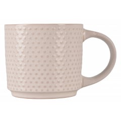 Набір чашок на підставці Limited Edition Point 400 мл 4 шт Біло-сірий (7123376) Київ