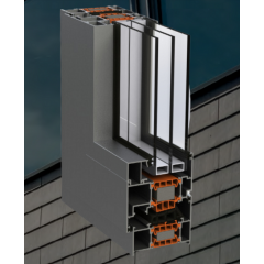 Вхідні двері з теплого алюмінієвого профілю AluLight W76 900*2100 Київ