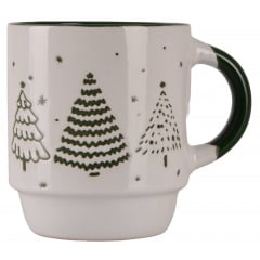 Набор чашек Limited Edition NY Warmly Green 320 мл 2 шт Бело-зеленый (7133565) Коростень