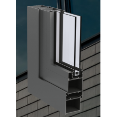 Вікно холодної алюмінієвої системи EKIPAZH AluLight C45 1200*1400 Київ
