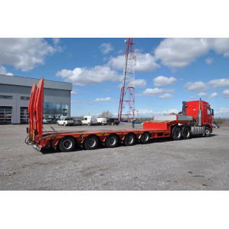 Оренда тралу 65 тонн із тягачом 