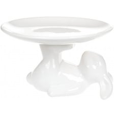 Блюдо керамическое пасхальное Кролик-акробат диаметр 20см BonaDi