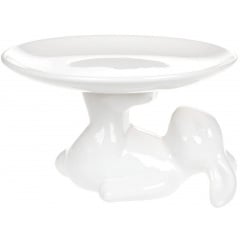 Блюдо керамическое пасхальное Кролик-акробат диаметр 20см BonaDi Київ