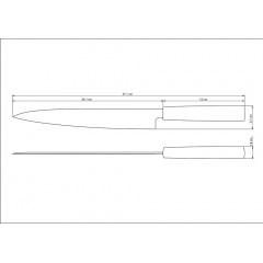 Ніж для суші TRAMONTINA SUSHI, 229 мм (6408242) Миргород