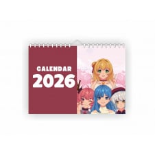Календар настінний Vivay 2026 Аnime А4 30x20 см Різнокольоровий (hub_y2j7v5)