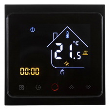 Термостат з ZigBee управлінням Tervix Pro Line для газового/електричного котла чорний (117330)