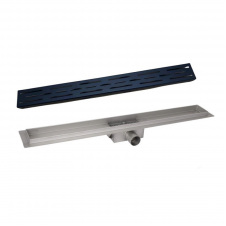 Трап лінійний для душу Qtap Taurus FD700 (BLA) з чорною решіткою 700 мм (QTTAU70048903)