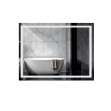 Дзеркало Qtap Mideya (DC-F613) 700х500 з LED-підсвічуванням, димером та антизапотіванням (QT2078NCF7050W)