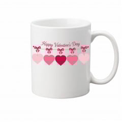 Чашка Vivay День Валентина 330 мл Белый (hub_1ga3of) Умань