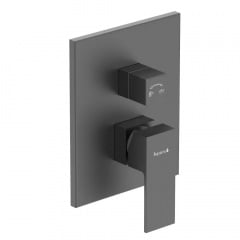 Змішувач для душу Imprese Judit прихованого монтажу 2 функції чорний (f04610810AA) Новая Каховка