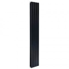 Вертикальний дизайнерський радіатор Arttidesign Livorno II 4/2200/272/50 чорний матовий Киев