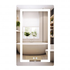 Дзеркало Lidz Kubis (KU2) 500х800 з LED-підсвічуванням Touch, з антизапотіванням, з димером, рег. яскравості (LD78LF936508048448) Каменец-Подольский