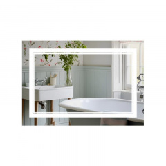 Дзеркало Qtap Cardinal (CA1) 800х600 з LED-підсвічуванням, димером та антизапотіванням (QT0478C8060) Каменец-Подольский