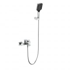 Змішувач для ванни Qtap Capricorn з душовим гарнітуром хром (QTCAP3060102C48222) Київ