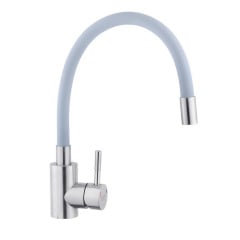 Змішувач для кухні Kroner KRP Edelstahl Klassisch - ESG035GRA з гнучким виливом нікель/сірий (CV024354) Киев